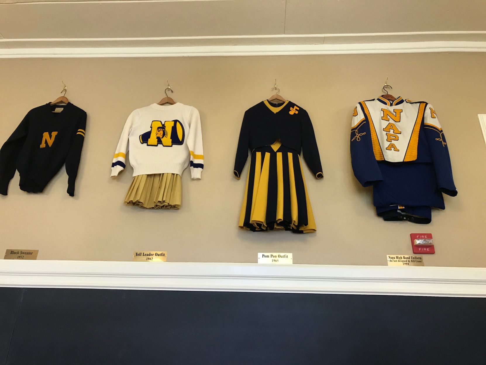 Vintage Napa High School uniforms